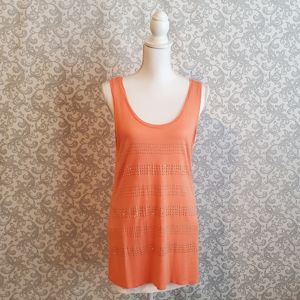 Orange Tank w/Gold Bead Decal